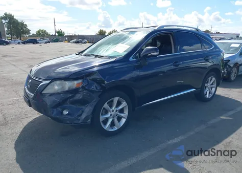 2010 Lexus Rx 350 из США, поврежденный, VIN 2T2BK1BA8AC043339